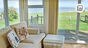 Stunning sea view beach front bungalow Bacton