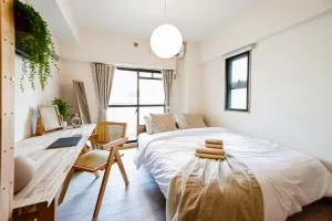 New! Japandi 3 1BR in Prime Location-1 min to STN - Hakata