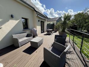 Maisons de vacances Maison calme, proche tennis, 3 chambres, terrasse, Wi-Fi, parking - FR-1-361-554 : photos des chambres