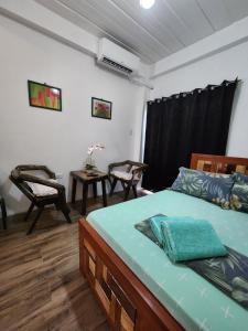 ASHBURNS TRANSIENT - BAUANG, PRIVATE AC & FAMILY ROOMS near the BEACH