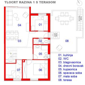 Obiteljski smještaj 100 m2, app 4stars, plaža, jacuzzi
