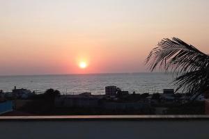 Charmosa acomodação com vista para o mar