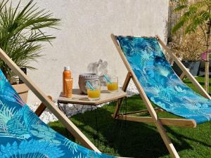 Appartements Tiny Harmony - Logement confortable avec jardin et jacuzzi prives pres d’Aix en Provence : photos des chambres