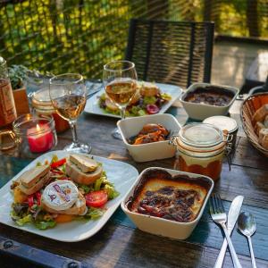 Lodges Nid'en'O cabanes et spa Lot et Dordogne : photos des chambres
