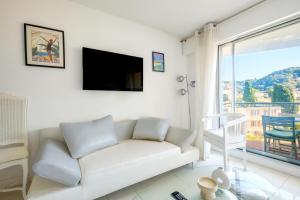 Cannes Center Sea and Sky