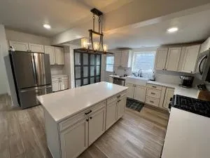 Modern Europe-Inspired Bungalow - Whole House with Workspace - Prairie du Rocher