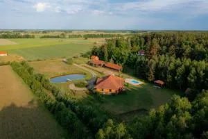 Dworek Ogrodniki, całoroczny dom na wyłączność, basen, sauna, las, staw rybny, altana grillowa, ognisko, pianino, kominek, piec chlebowy, duża ogrodzona posesja - 斯维季亚济