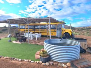 Yellow Karoo school bus
