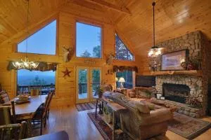 The View Sweeping mountain views gas fireplace game room hot tub - Sugar Creek