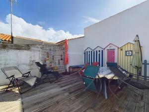 Maisons de vacances Maison pour 8 avec jardin a 600m de la plage : photos des chambres