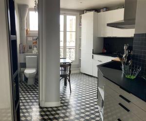 Appart 54m2 quartier Jourdain 75020 etage 5 sans ascenseur