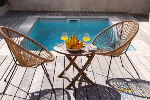 Maisons de vacances Maison Jade - Villa avec piscine - Barbecue - Calme : photos des chambres