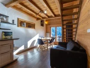 Charmant duplex 8 pers. skis aux pieds à Méribel Mottaret, balcon, cuisine équipée, animaux admis - FR-1-355-141 - ميريبيل