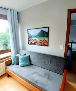 Apto Gramado a pé! Ar cond, Tv Smart, Wi-fi, Vaga!