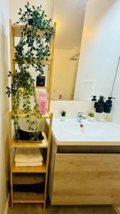 Appartements Moderne Cosy T2 a Evry : photos des chambres