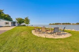 Waterfront Bay City Home with Dock and Boat Launch! - Pinconning