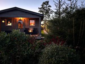 Chalet in het groen met airco
