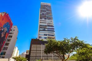 FLAT COMPLETO no METRÔ SANTA CECILIA com PISCINA - SAUNA - GARAGEM