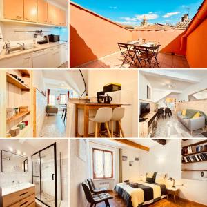 Logement entier 2 à 4 personnes WIFI-TOIT TERRASSE-BBQ