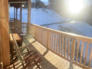 Appartements Valmorel: Appt 6 pers, 2 ch, parking, wifi, skis aux pieds - FR-1-356-511 : Appartement