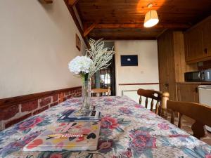 Town house with patio