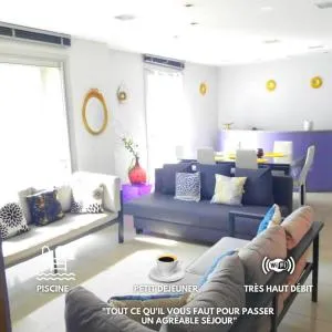 Séjour Perpignan avec petit-déjeuner à la demande et piscine à 20 minutes de l'Espagne à Le Palace climatisé - 佩皮尼昂