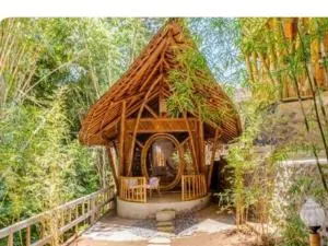 Bamboohouse pondok salacca #salacca inn - Bebandem