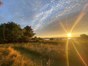Sunset over water, 50 mins from Copenhagen