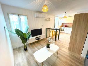 Appartements Studio cosy - 2 pers - Beziers - Centre - Terrasse - Clim : photos des chambres