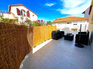 Villas Villa Cantarela, Palavas plage, Vue mer : photos des chambres