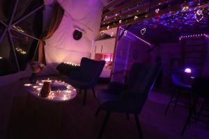 Maisons de vacances Bulle de l'Escale Coconing avec jacuzzi privatif : photos des chambres