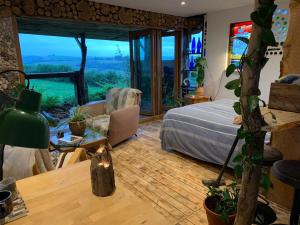 Swiss valley retreat cabin hot tub and therapies