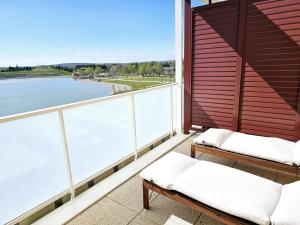 Appartements Lakeside Provence - Appartement classe 4 etoiles, Vue sur le lac, Parking sous-sol, double clim : photos des chambres