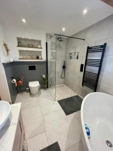 Open plan barn conversion in Herefordshire