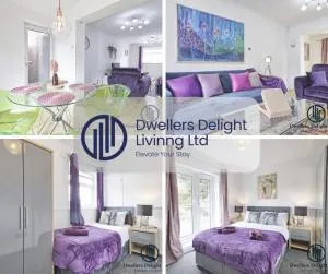 Purple Velvet - 2 Bed Home Spacious - Basildon Essex Upto 5 Guests, Free Wifi , Free Parking - 威克福德