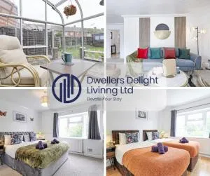 Elegant 3 Bedroom House in Basildon - Essex Free Parking & Superfast Wifi, upto 6 Guests - 布伦特伍德