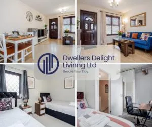 Dwellers Delight Living Ltd Serviced accommodation 2 Bed House, free Wifi & Parking, Prime Location London, Woodford - 齐格威尔