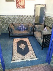Riad Dar Kader chambre bleue