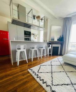 Appartements Proche Paris - Le Moderne - 18MB : photos des chambres