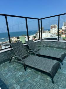 Quarto e sala em Ondina, Salvador, Bahia, decorado