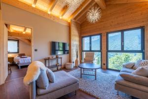 Chalets Chalet Le Domen 10 personnes avec vue : photos des chambres
