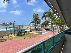 Departamento acogedor con vista al mar