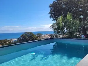 Superbe Villa, incroyable vue mer, avec piscine à Solenzara - Togna