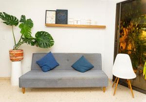 Apartamento frente al mar, vista al centro de Cartagena