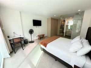 Belmonte205-Apartaestudio en Avenida con piscina, terraza,bbq