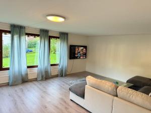 Beutiful house with large garden .