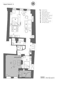 Two-Bedroom Apartment room in Igor and David Apartments