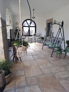 Maisons de vacances L Antre de Pierres - chambres d'hotes et gites : Chambre Double - Vue sur Parc