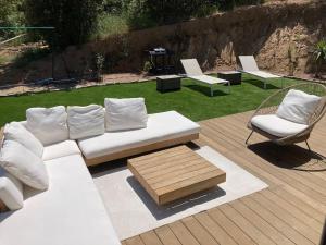 Maisons de vacances Maison avec piscine, a proximite des plages : photos des chambres