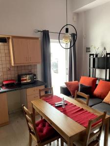 Comfy apartment with low ceiling attic